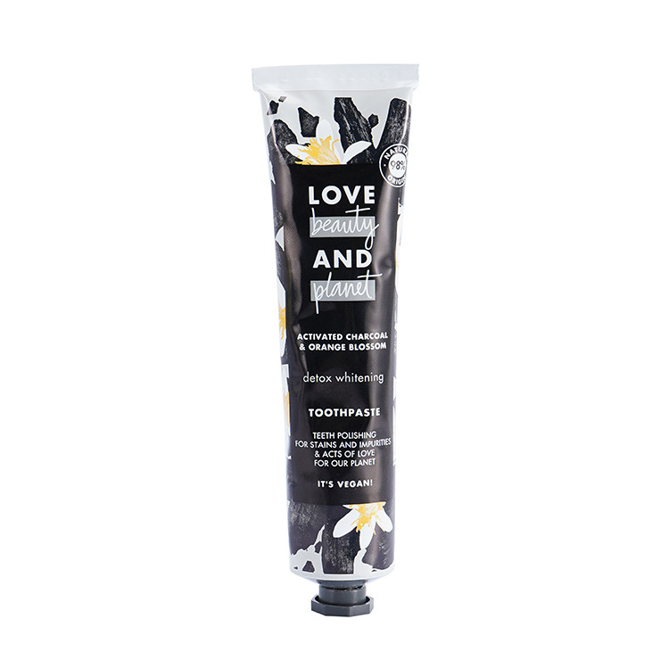 Dentes de bambu naturais do carvão vegetal que claream o pó de dente preto do sabor da hortelã do gel das anti cavidades do dentífrico