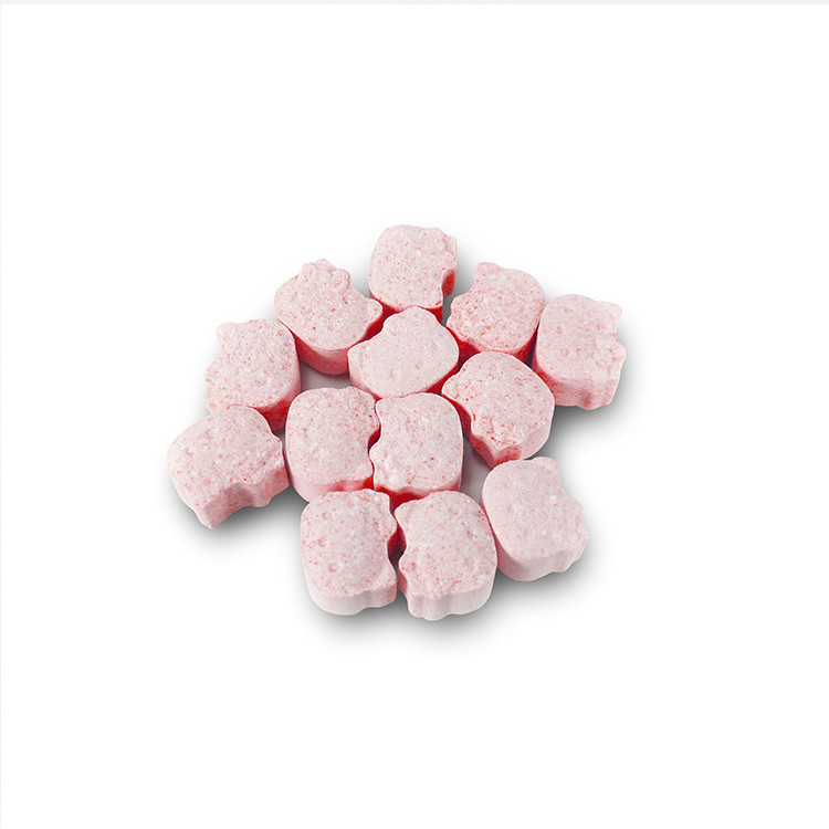 Dentes 50g portáteis do OEM que claream tabuletas com dentífrico de limpeza oral do fluoreto