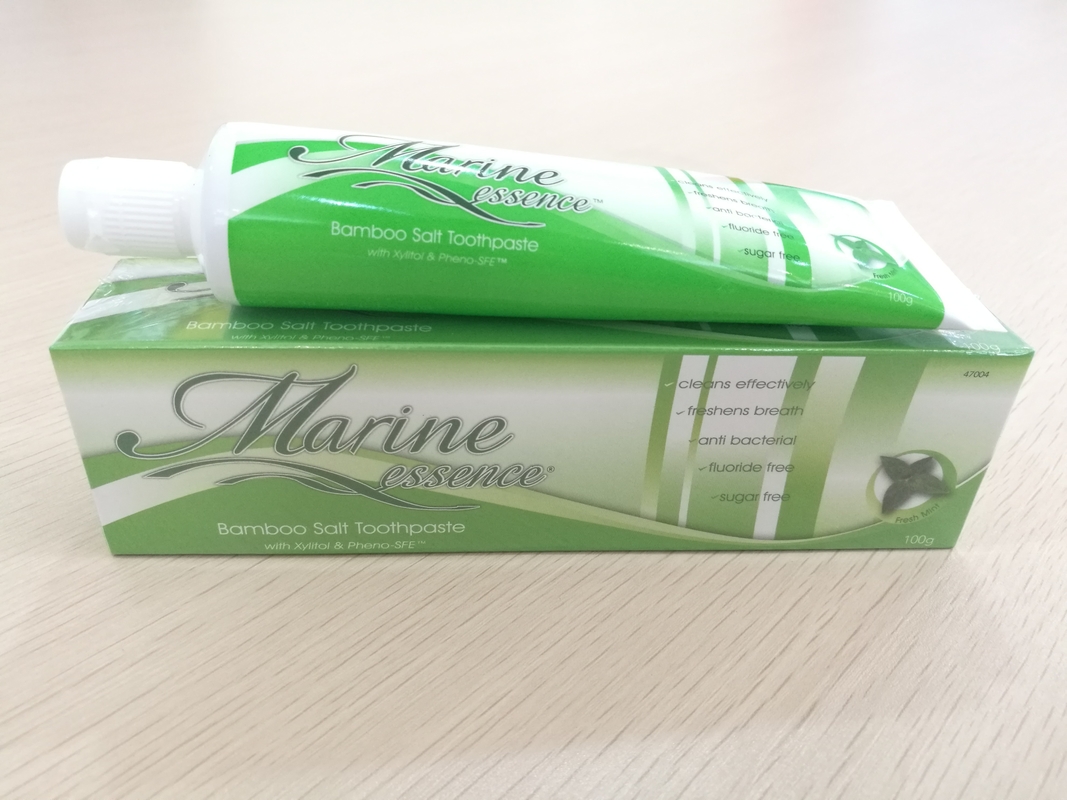 Fluoreto de sódio do dentífrico de sal do bambu da higiene oral do OEM uma vida útil de 3 anos