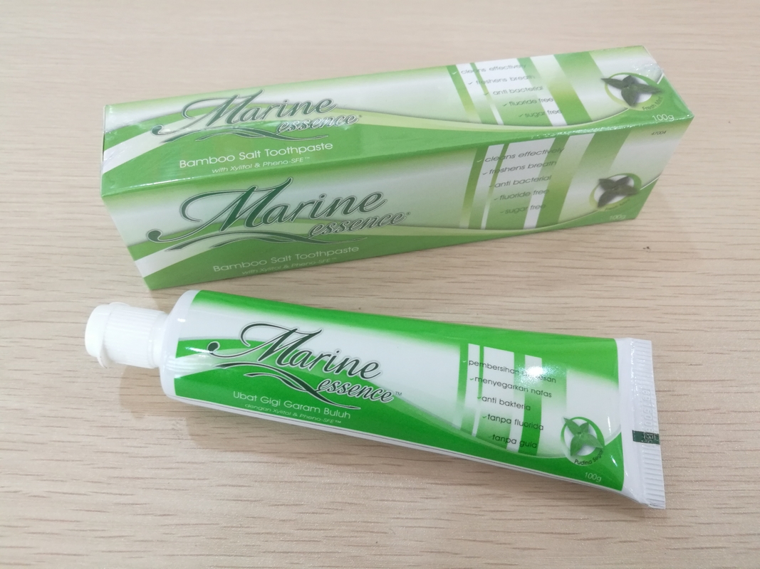 Fluoreto de sódio do dentífrico de sal do bambu da higiene oral do OEM uma vida útil de 3 anos