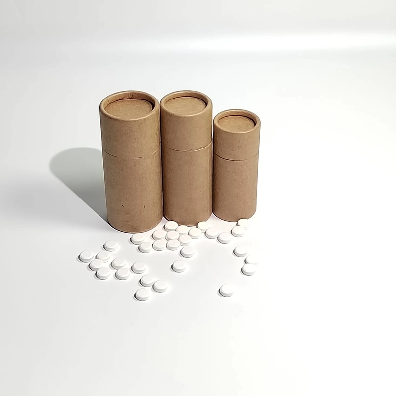 Colutório clareando natural dental dos dentes do sólido zero portátil das tabuletas do dentífrico do sabor da hortelã do desperdício
