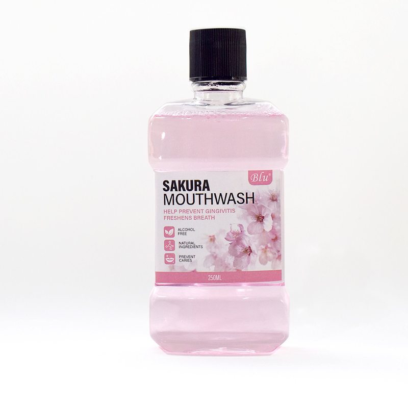 Antibacteriano orgânico não alcoólico Cuidados com a saúde oral Sabor de frutas 250 ml Cuidados com a saúde das gengivas