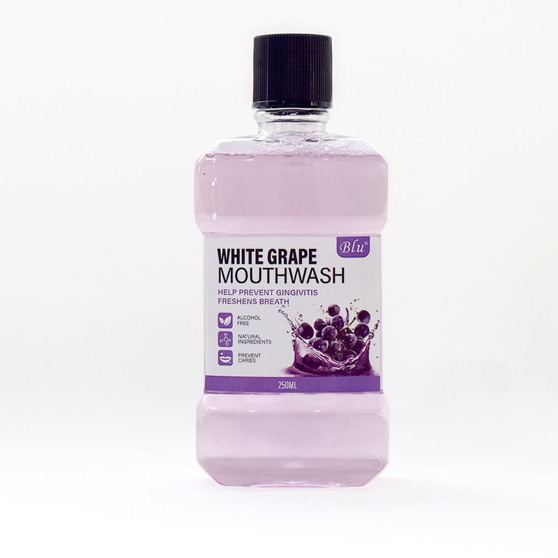 Antibacteriano orgânico não alcoólico Cuidados com a saúde oral Sabor de frutas 250 ml Cuidados com a saúde das gengivas