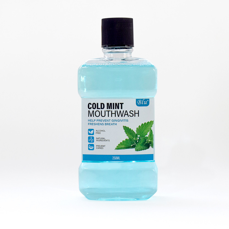 Antibacteriano orgânico não alcoólico Cuidados com a saúde oral Sabor de frutas 250 ml Cuidados com a saúde das gengivas