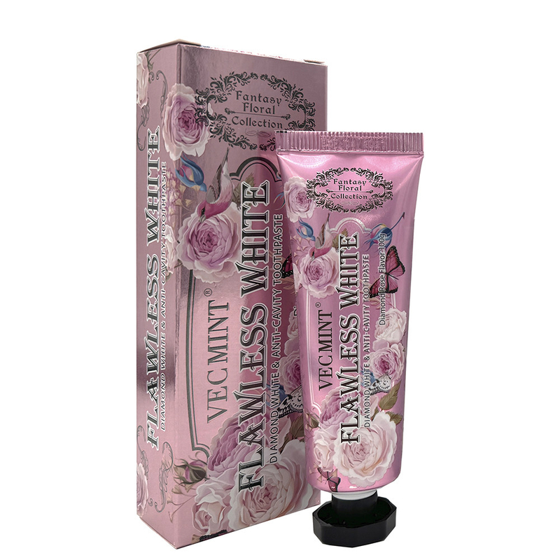 100 g Fragrância Floral Rosa Sabor Branqueamento Dentário Limpeza Básica Cuidados Orais Pasta Dentária Refrescante