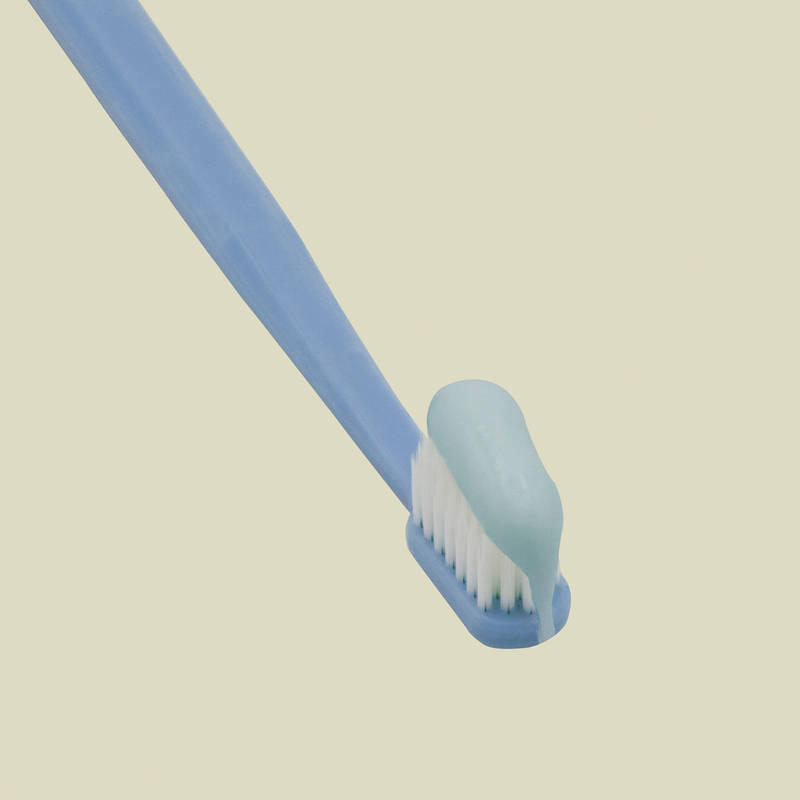 Dente Branqueador Pasta dental de sabor a flores com sorbitol Sílica 400g Caixa de papel branco