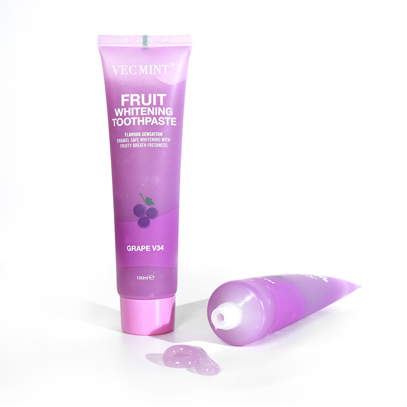 VEC MINT 100 ml Sabor de frutas Branqueamento de dentes Limpeza básica Cuidados orais Creme dental refrescante
