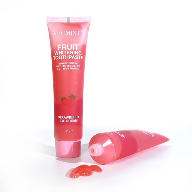 VEC MINT 100 ml Sabor de frutas Branqueamento de dentes Limpeza básica Cuidados orais Creme dental refrescante