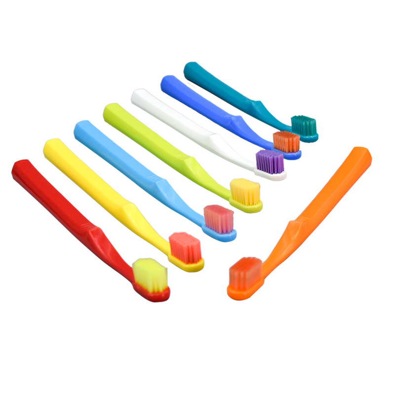 Gráfico Custom Adult Travel Home Hotel Plástico Borracha Suave Bristle Brush de Dentes de Uso Doméstico Em Cartão de Bolhas