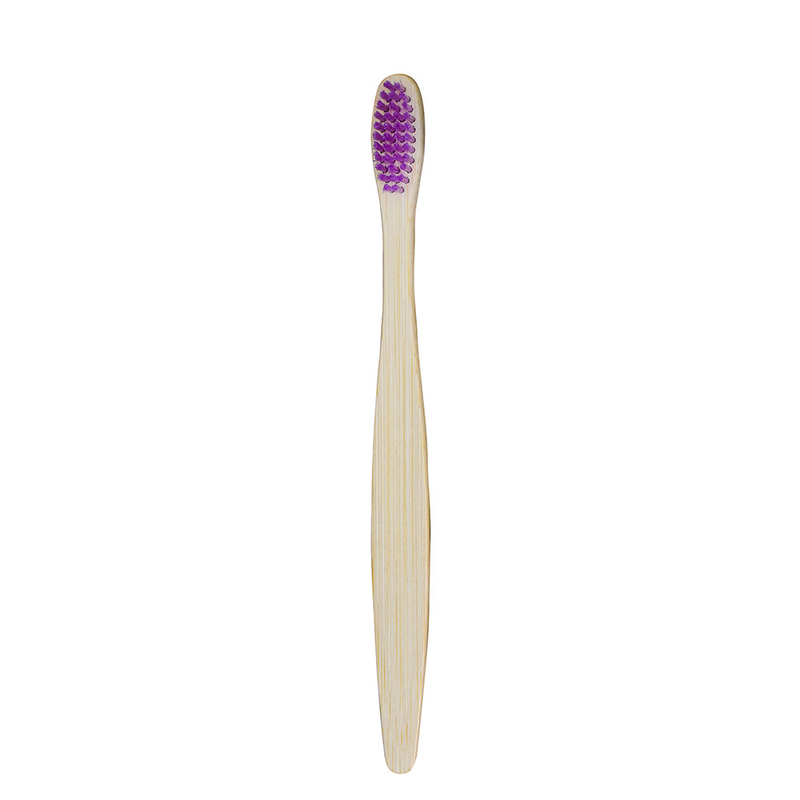 Customizado Gráfico Natural Eco Biodegradável Colorido Suave Hotelar Bamboo Escova de Dentes Com Embalagem