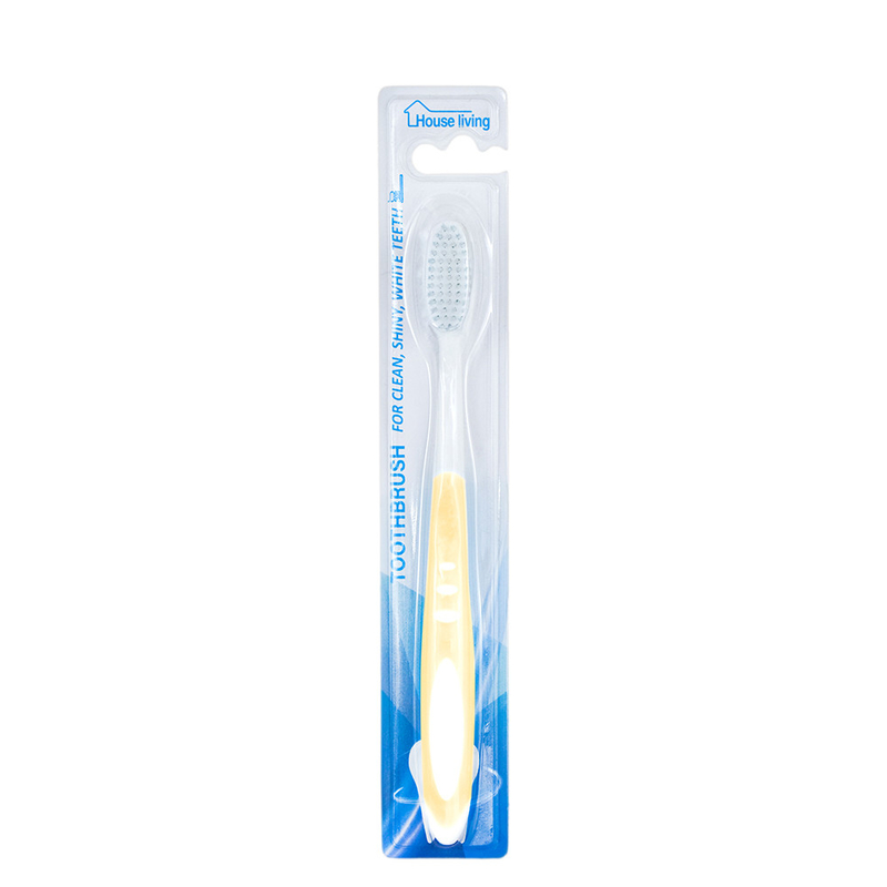 Gráfico Custom Adult Travel Home Hotel Plástico Borracha Suave Bristle Brush de Dentes de Uso Doméstico Em Cartão de Bolhas