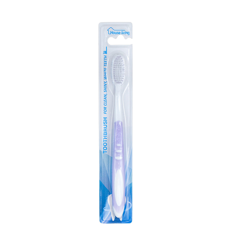 Gráfico Custom Adult Travel Home Hotel Plástico Borracha Suave Bristle Brush de Dentes de Uso Doméstico Em Cartão de Bolhas