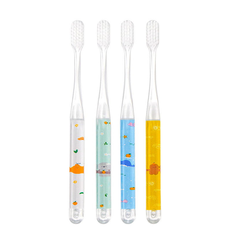 Fabricante Escovinha manual de dentes customizada Ultra Soft Bristle para adultos Casa e viagens Usar escova de dentes plástica barata