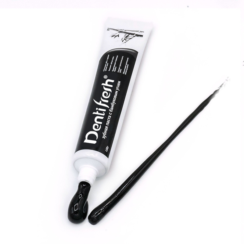 COOL ATE Pasta de dentes de carvão de bambu - Remove manchas e protege gengivas 100g Fortalece os dentes Frescura duradoura e sensação de limpeza