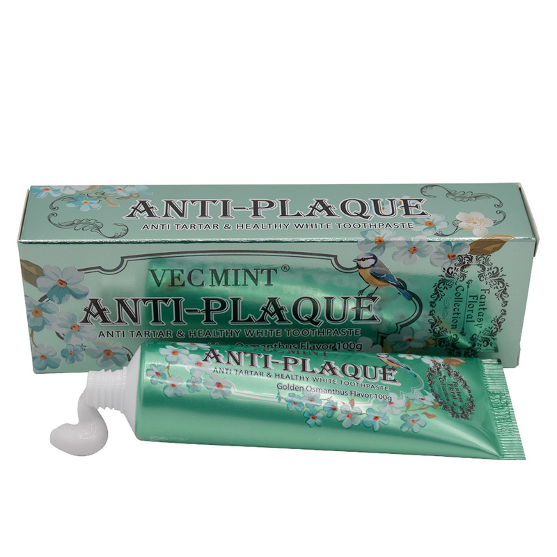 VECMINT Osmanthus pasta de dentes 100g Pasta de dentes para dentes saudáveis coleção floral de luxo venda quente fábrica entrega direta
