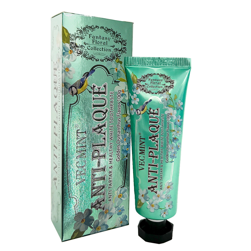 VECMINT Osmanthus pasta de dentes 100g Pasta de dentes para dentes saudáveis coleção floral de luxo venda quente fábrica entrega direta