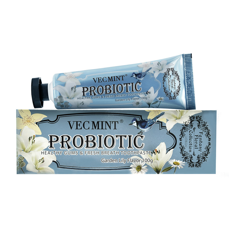 VECMINT Lily Creme Dentário 100g Creme Dentário para Dentes Saudáveis Coleção Floral Fantástica Venda Quente Fábrica Entrega Direta