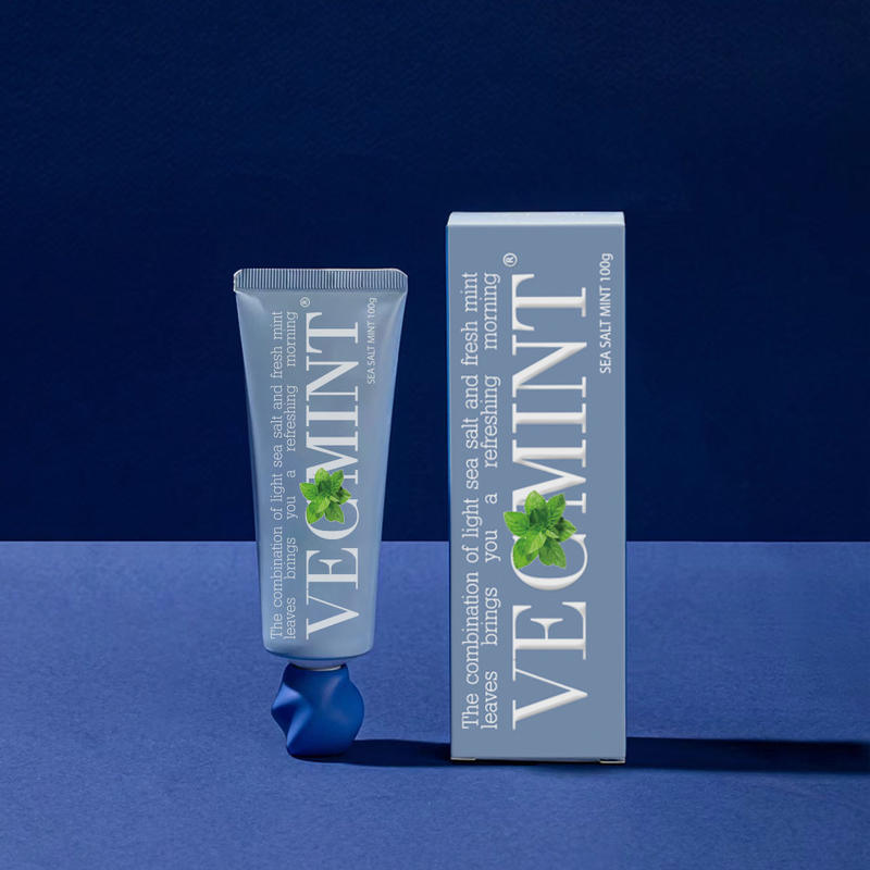 VECMINT Sal do mar e pasta de dente de hortelã fresca - deixa sua boca refrescada 100g fábrica por atacado