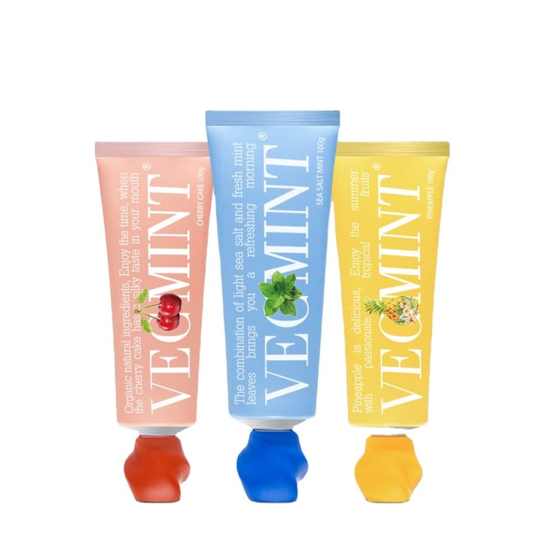 VECMINT Sal do mar e pasta de dente de hortelã fresca - deixa sua boca refrescada 100g fábrica por atacado