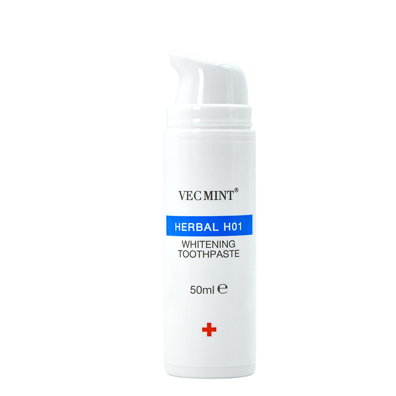 50 ml VECMINT Herbal H02 Anti- sensibilidade de pasta de dentes: Mistura natural de ervas para cuidados orais sensíveis