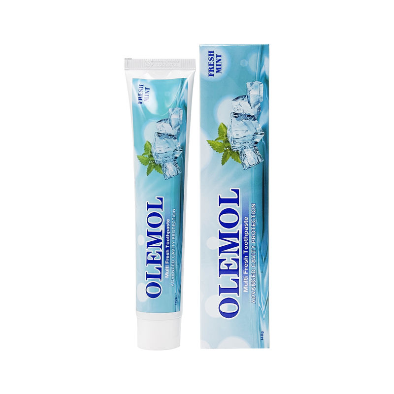 OLEMOL Natural Herbal Multi Care Creme Dental 140g - Proteção Oral 360° Produto de higiene dental para cuidados orais diários