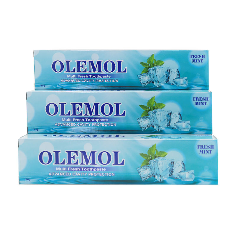 OLEMOL Natural Herbal Multi Care Creme Dental 140g - Proteção Oral 360° Produto de higiene dental para cuidados orais diários