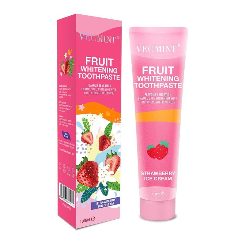 Cuidados orais Pasta de dentes de sabor a frutas para adultos