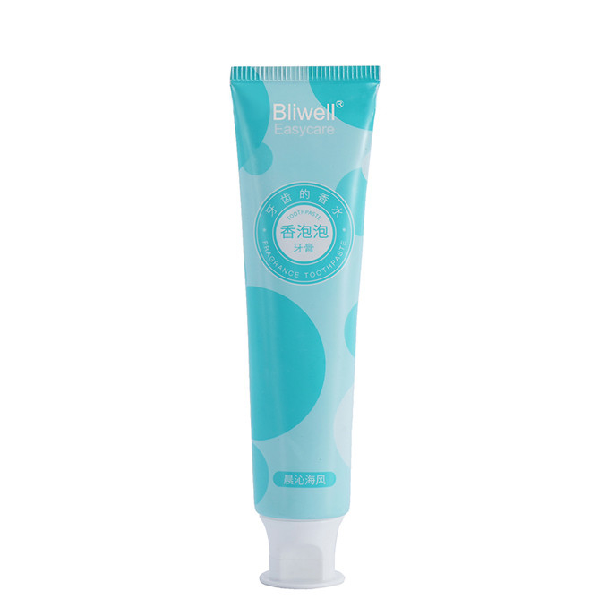 A bolha doce perfuma o sabor oral da brisa de mar do dentífrico do cuidado da respiração fresca para adultos