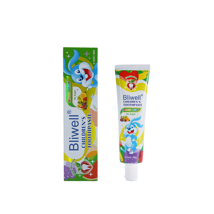 a pastilha elástica das crianças 125g Flavored o cofre forte do dentífrico das crianças do dentífrico para engulir o OEM