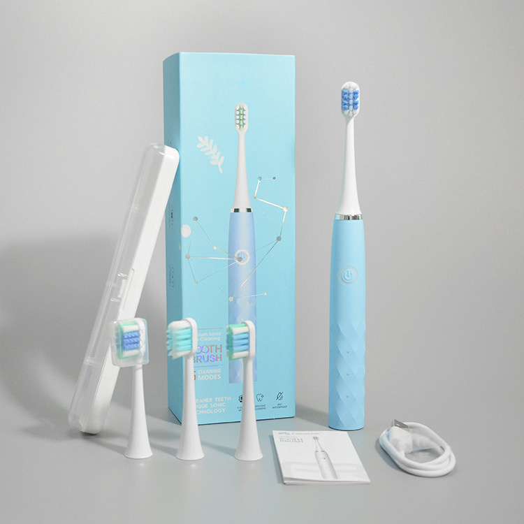 O interruptor chave clareando elétrico da escova de dentes uma aprecia 6 tipos DE OEM da escova de dentes dos cuidados dentários e de estoque
