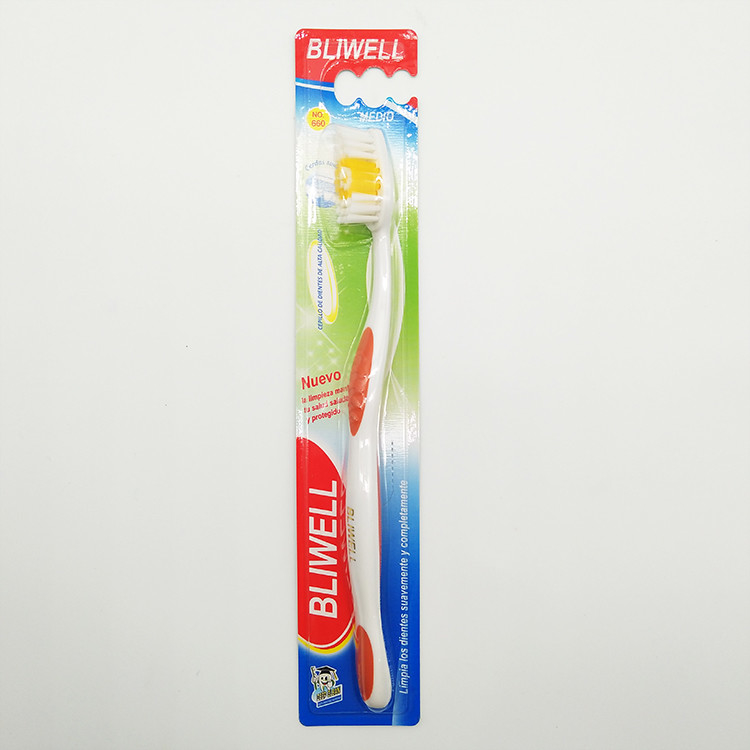 Escova de dentes reusável macia limpa oral plástica do punho amigável por atacado da cor do OEM Eco