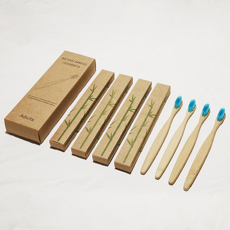 OEM livre plástico do verde de bambu colorido oral da escova de dentes do carvão vegetal do cuidado